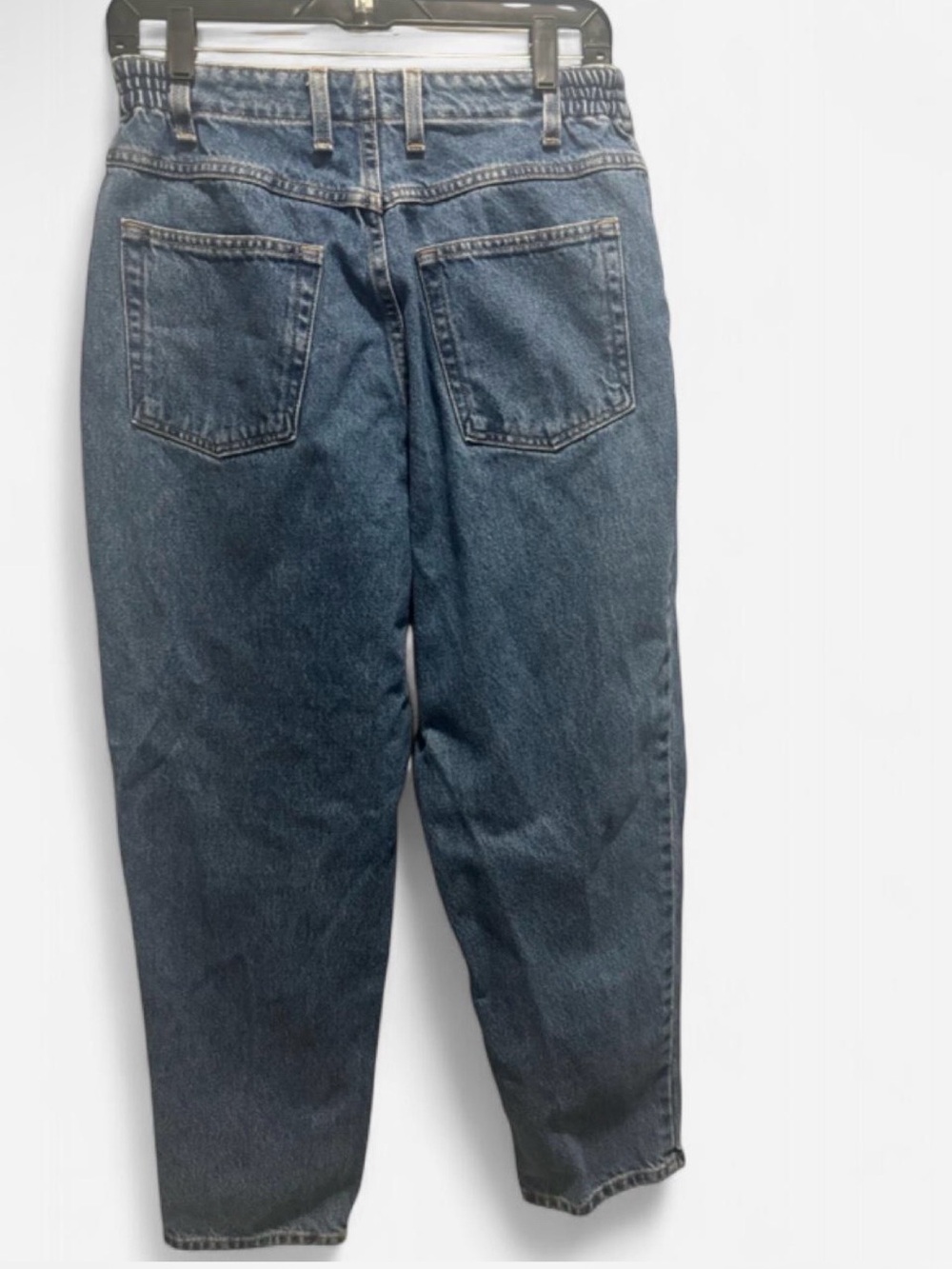 L.L.Bean relaxed fit blue denim jeans size 12 petite - Picture 2 of 4